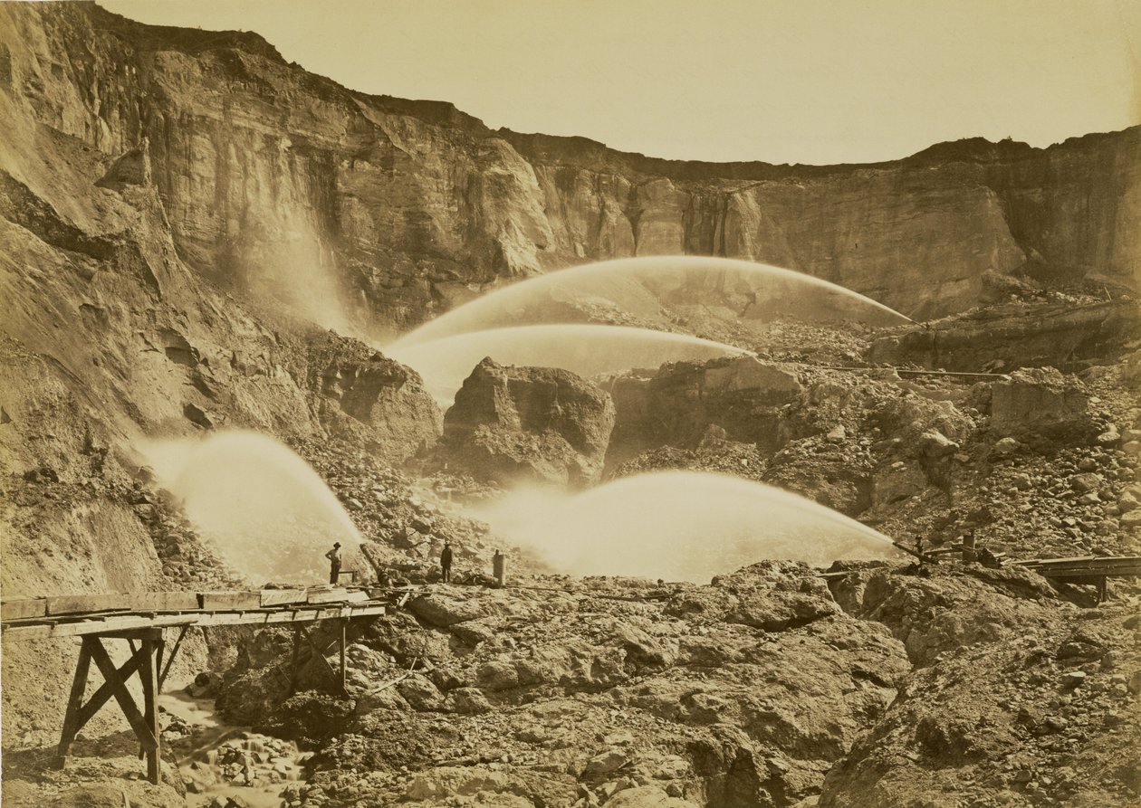 [Malakoff Diggings, Nevada County, California] od Carleton Watkins