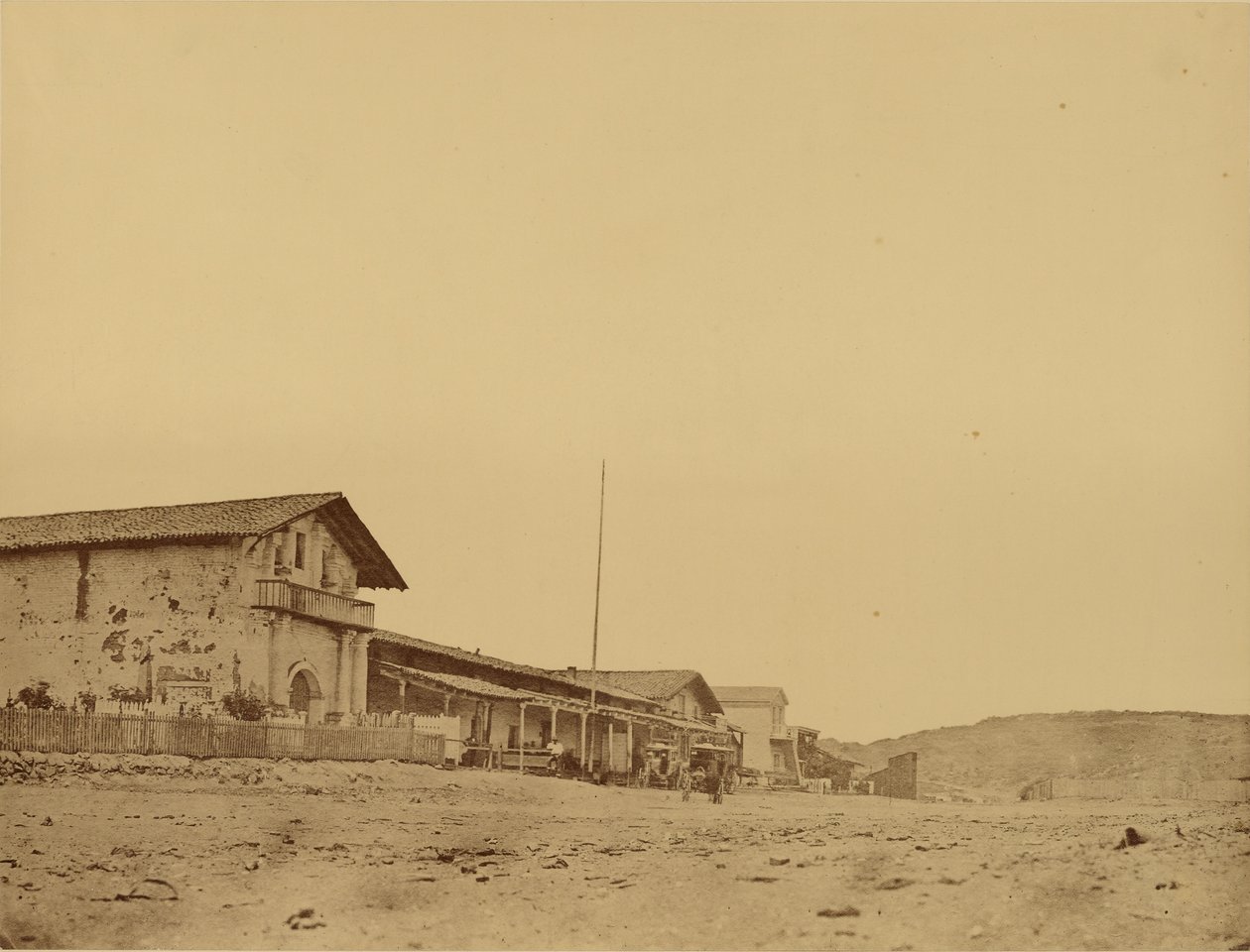 [Mission San Francisco de Asisi on the Laguna de Los Delores, San Francisco] [Mission San Francisco de Asisi on the Laguna de Los Delores, San Francisco]. od Carleton Watkins