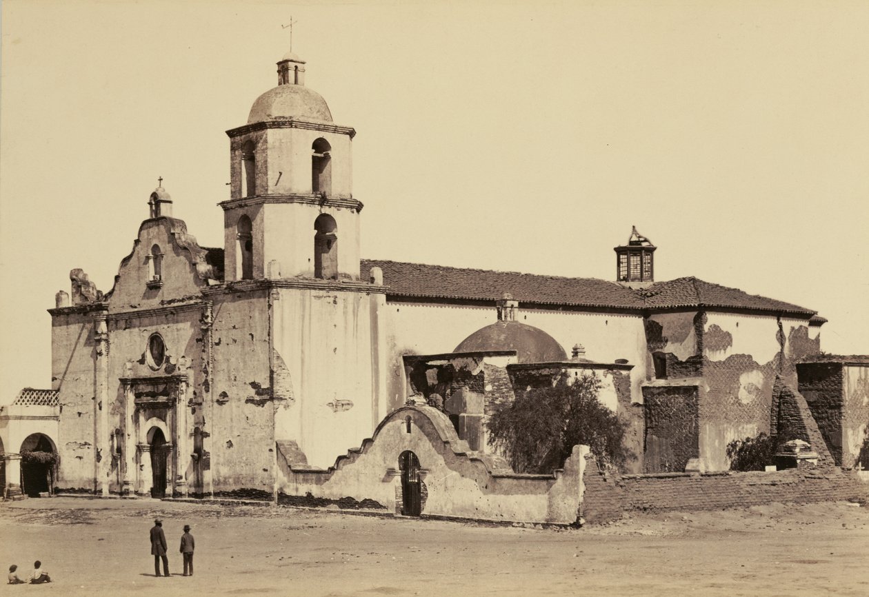 [Mission, San Luis Rey de Francia] od Carleton Watkins