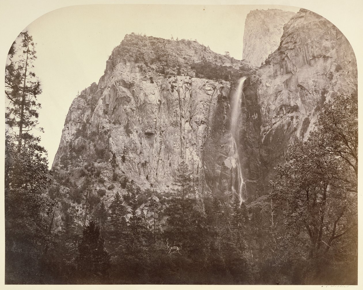 Pohono - Svatební závoj - 900 ft. Yosemite od Carleton Watkins