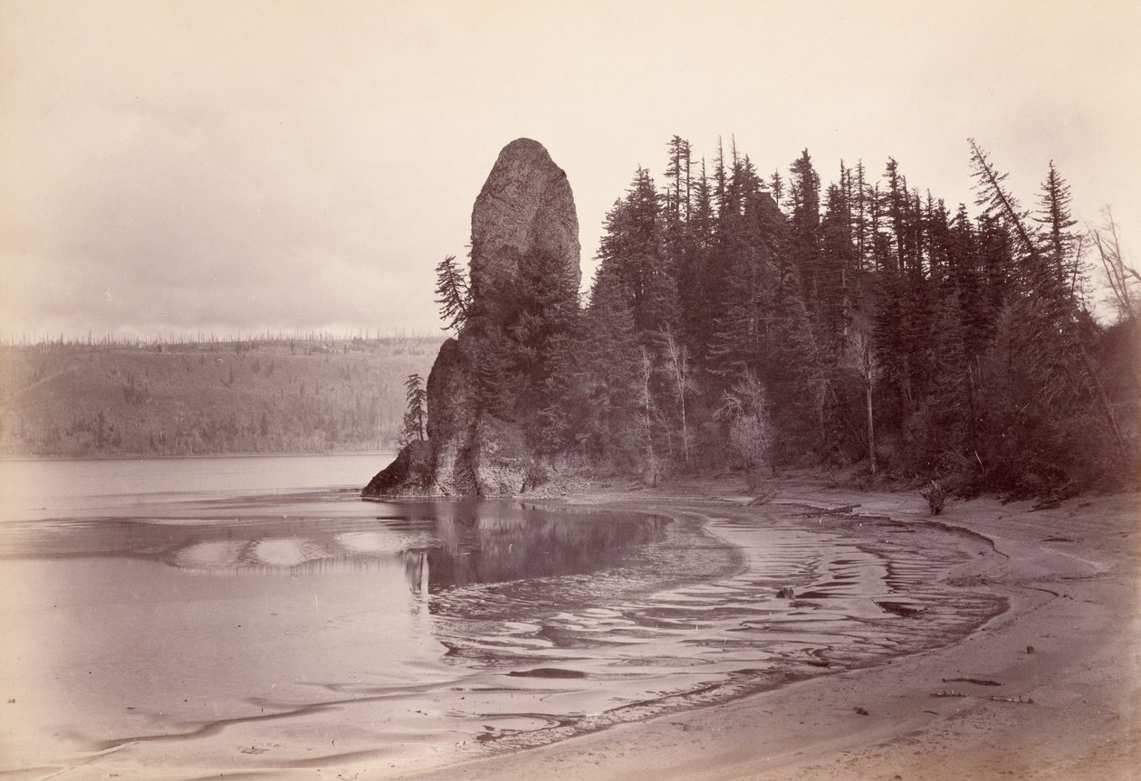 [Rooster Rock - řeka Columbia] od Carleton Watkins