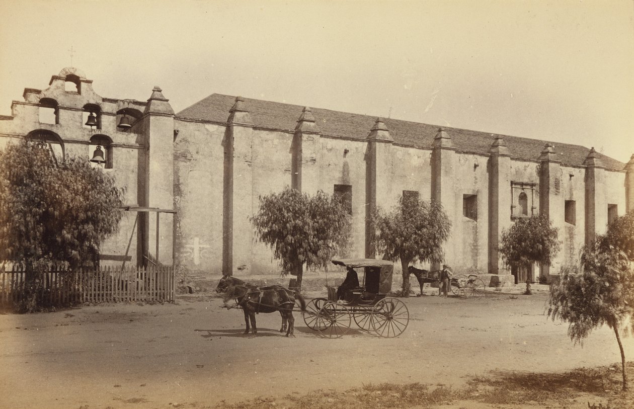 Misie San Gabriel, Kalifornie od Carleton Watkins
