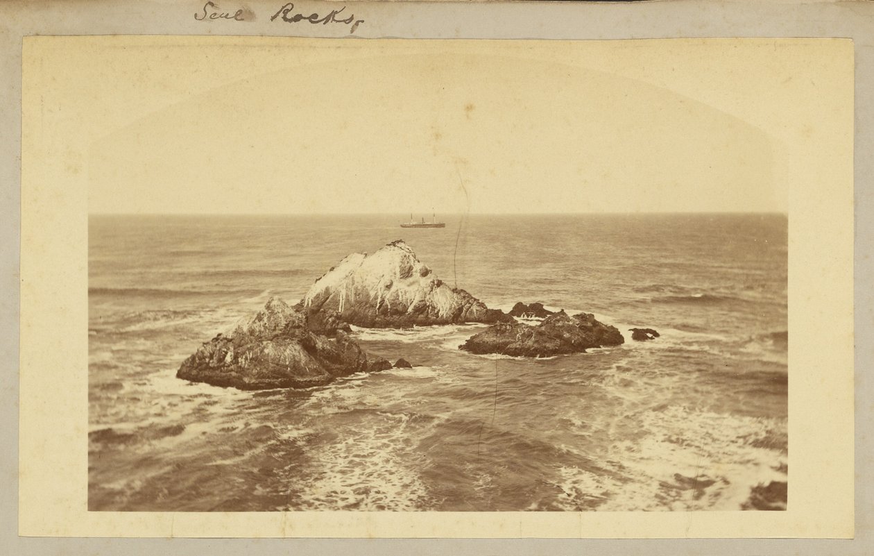 Těsnící skály. od Carleton Watkins