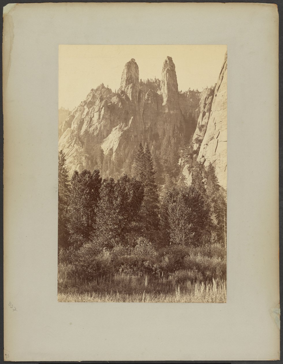 [Skály Sentinel, Yosemite] od Carleton Watkins