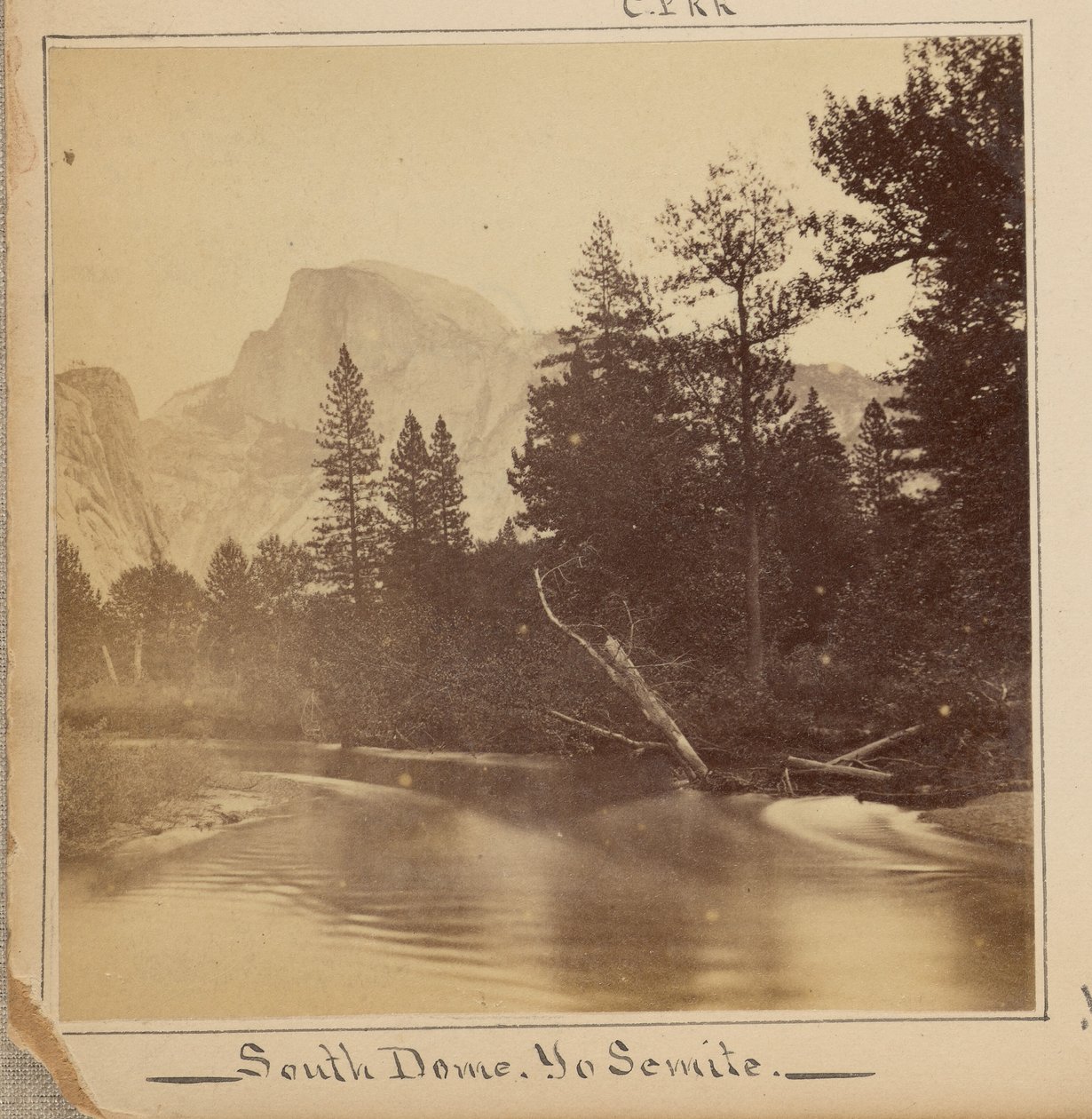 Jižní dóm, Yosemite od Carleton Watkins