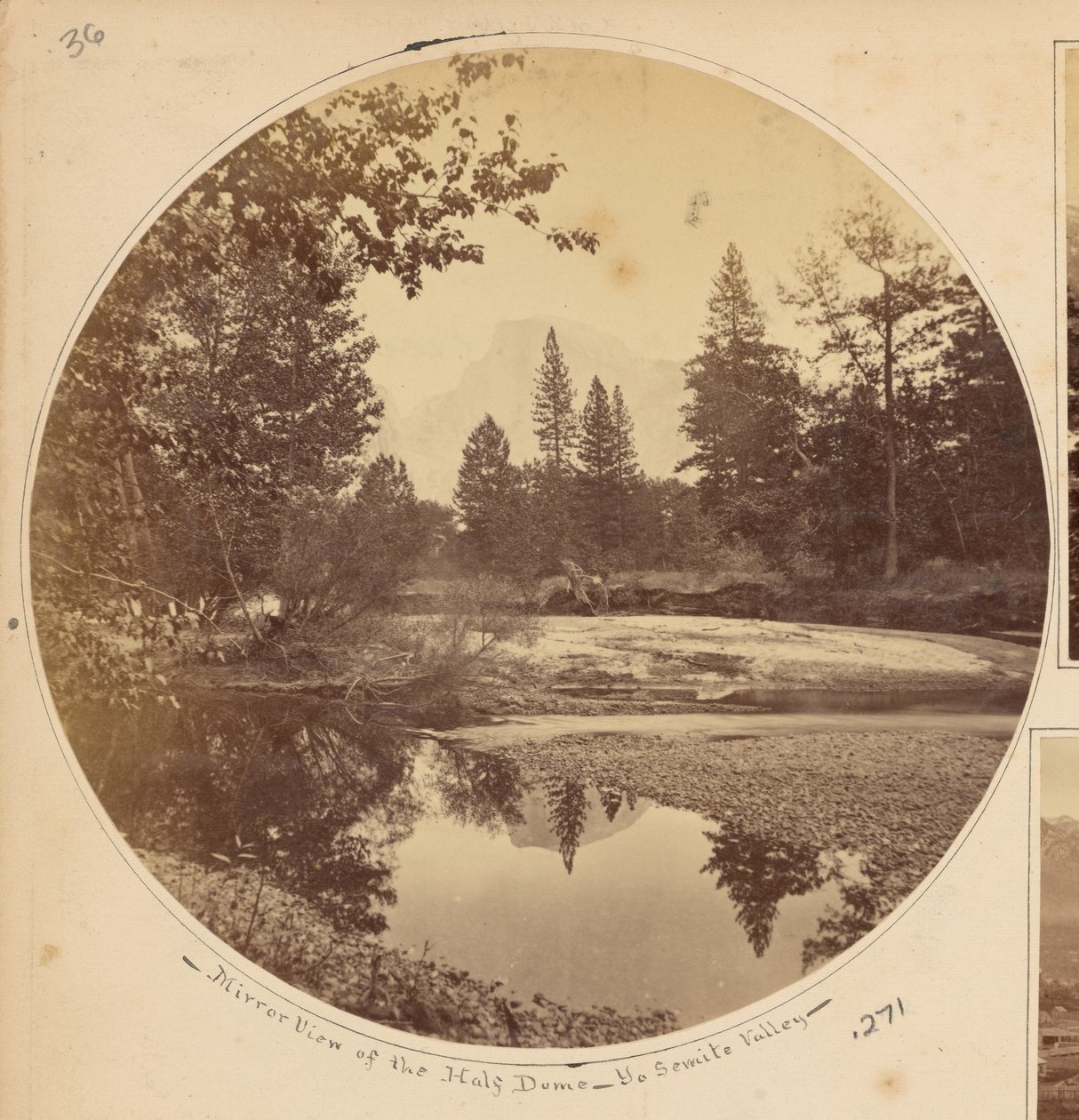 Tasayac, Half Dome, 5 000 stop, údolí Yosemite, okres Mariposa, Kalifornie od Carleton Watkins