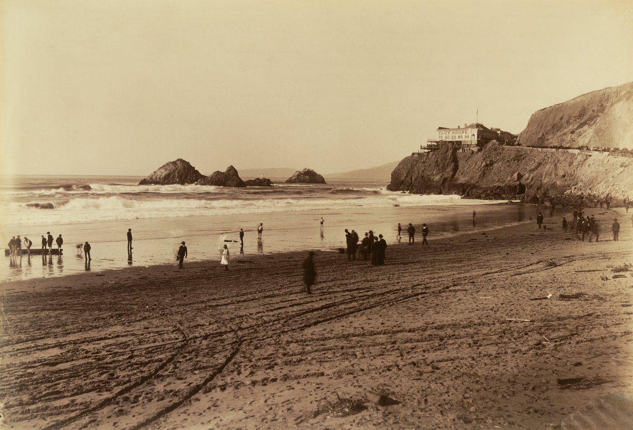 Cliff House, San Francisco od Carleton Watkins