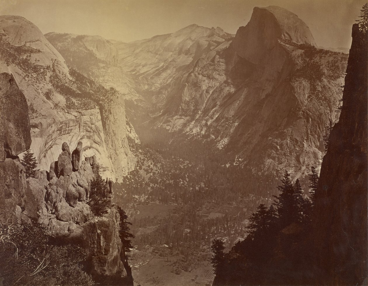[Kopule z Glacier Rock] od Carleton Watkins