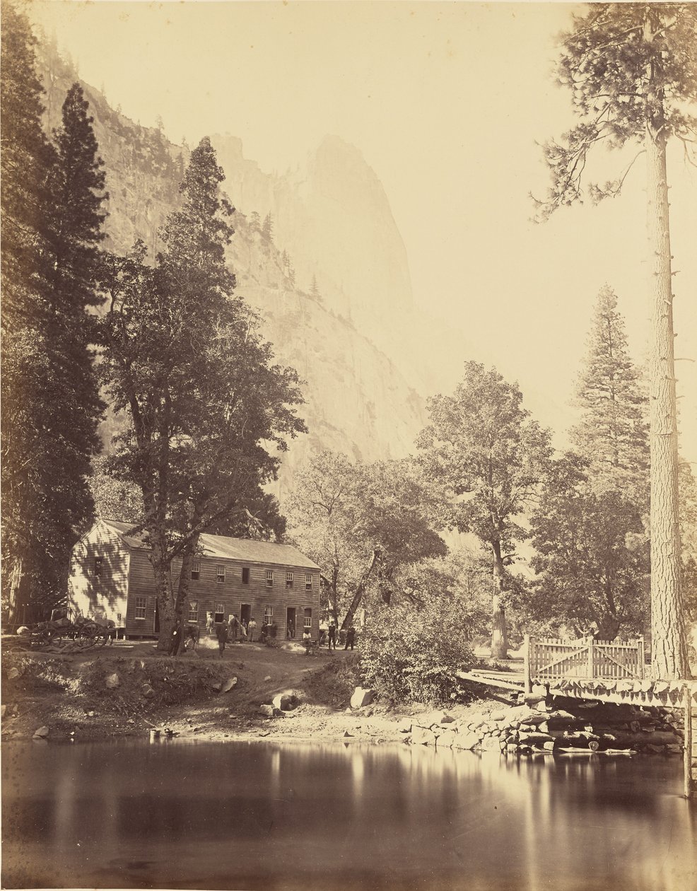 Strážný a hotel od Carleton Watkins