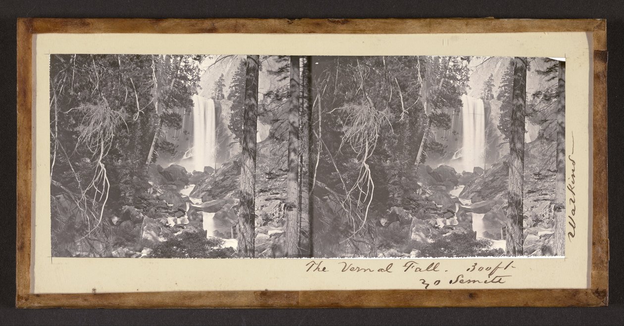 Jarní pád. 300 stop Yo Semite od Carleton Watkins