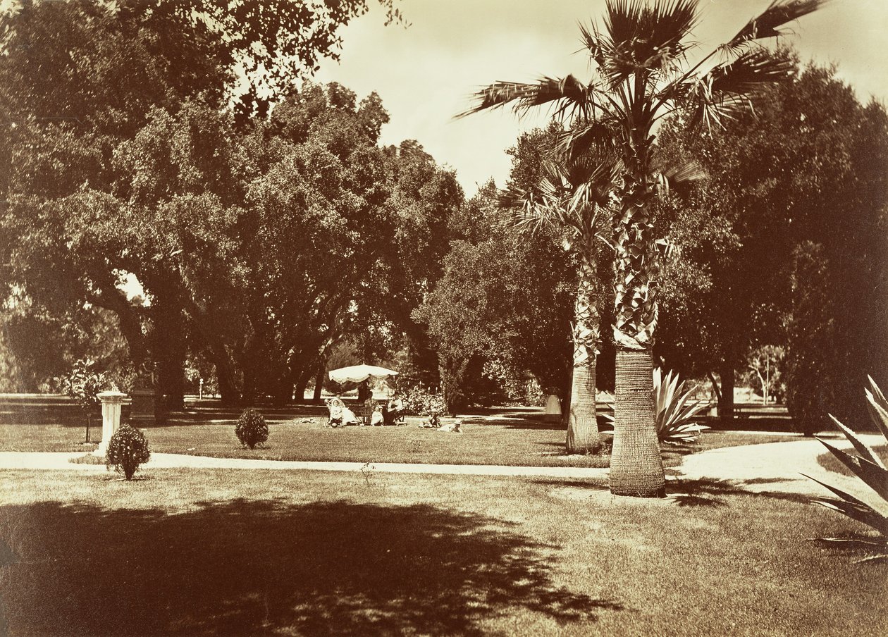 [Thurlow Lodge - Stan a rodinná skupina] od Carleton Watkins