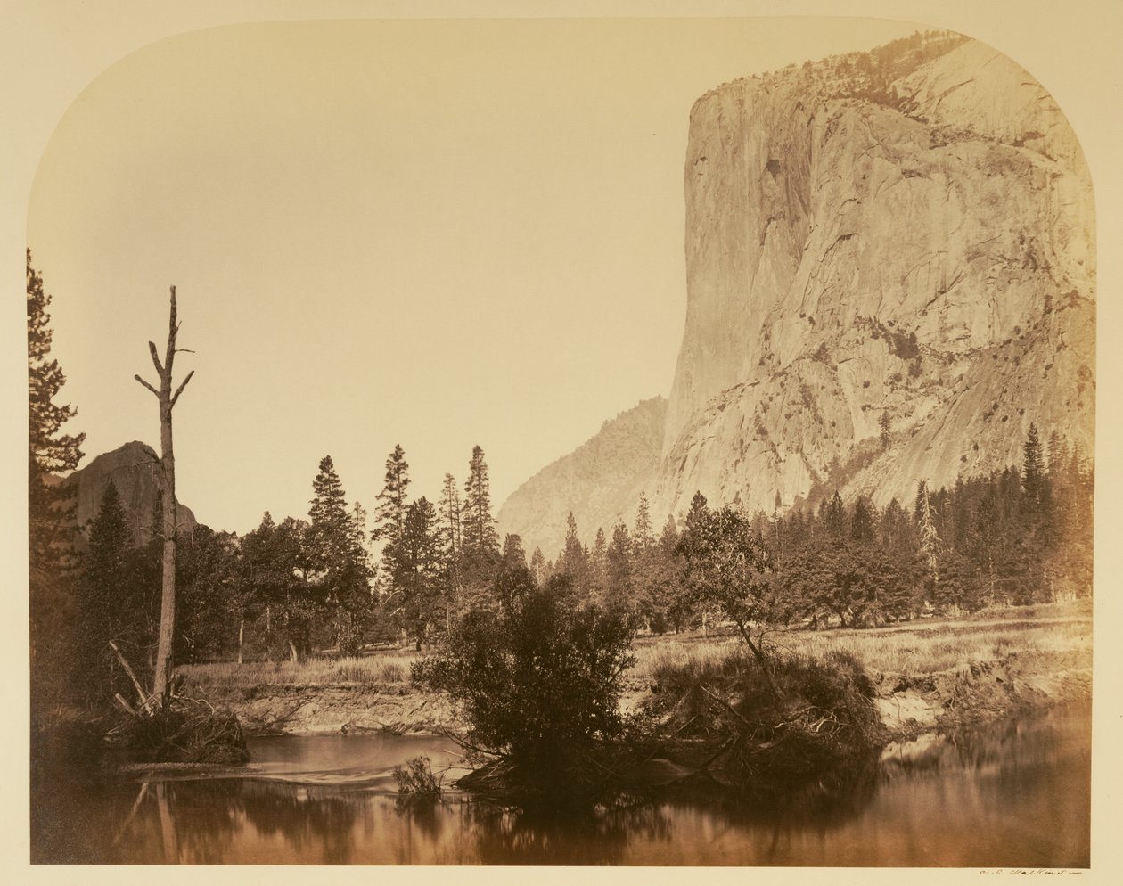 Tutucanula - El Capitan, 3600 stop, Yosemite od Carleton Watkins