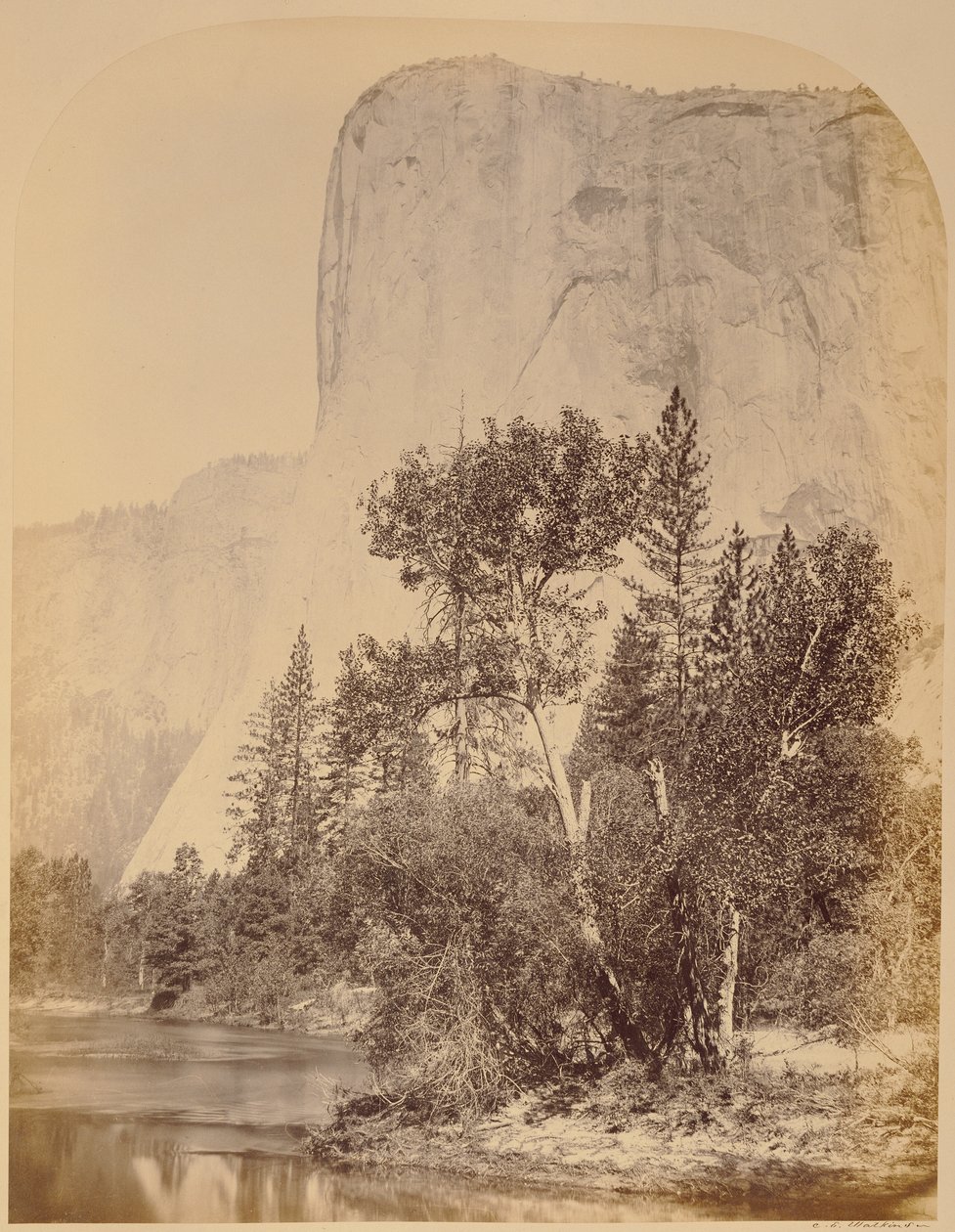 Tutucanula - El Capitan, 3600 stop, Yosemite od Carleton Watkins