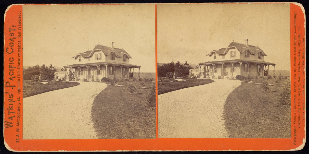 Neidentifikované bydliště, pravděpodobně v Kalifornii od Carleton Watkins