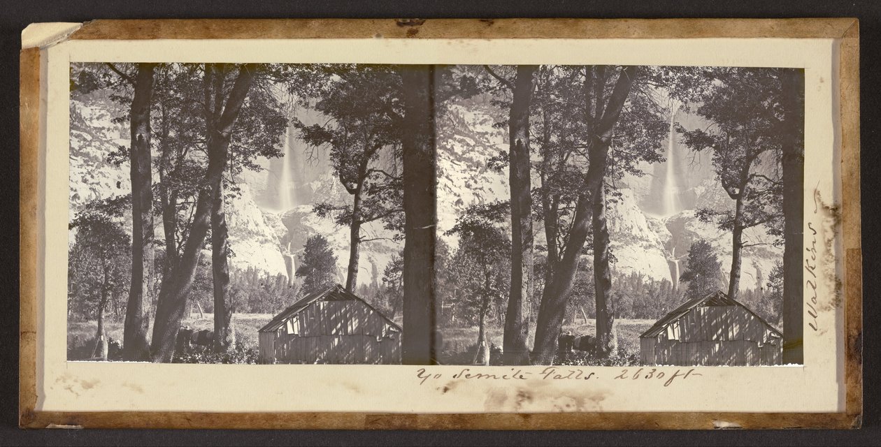 Yo Semite Falls. 2630 stop od Carleton Watkins