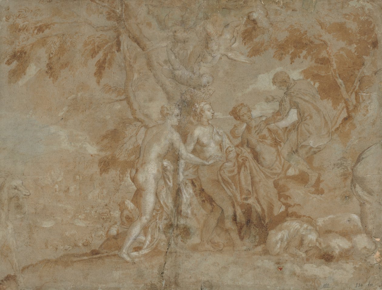 Soud z Paříže, c. 1585. od Carletto Caliari