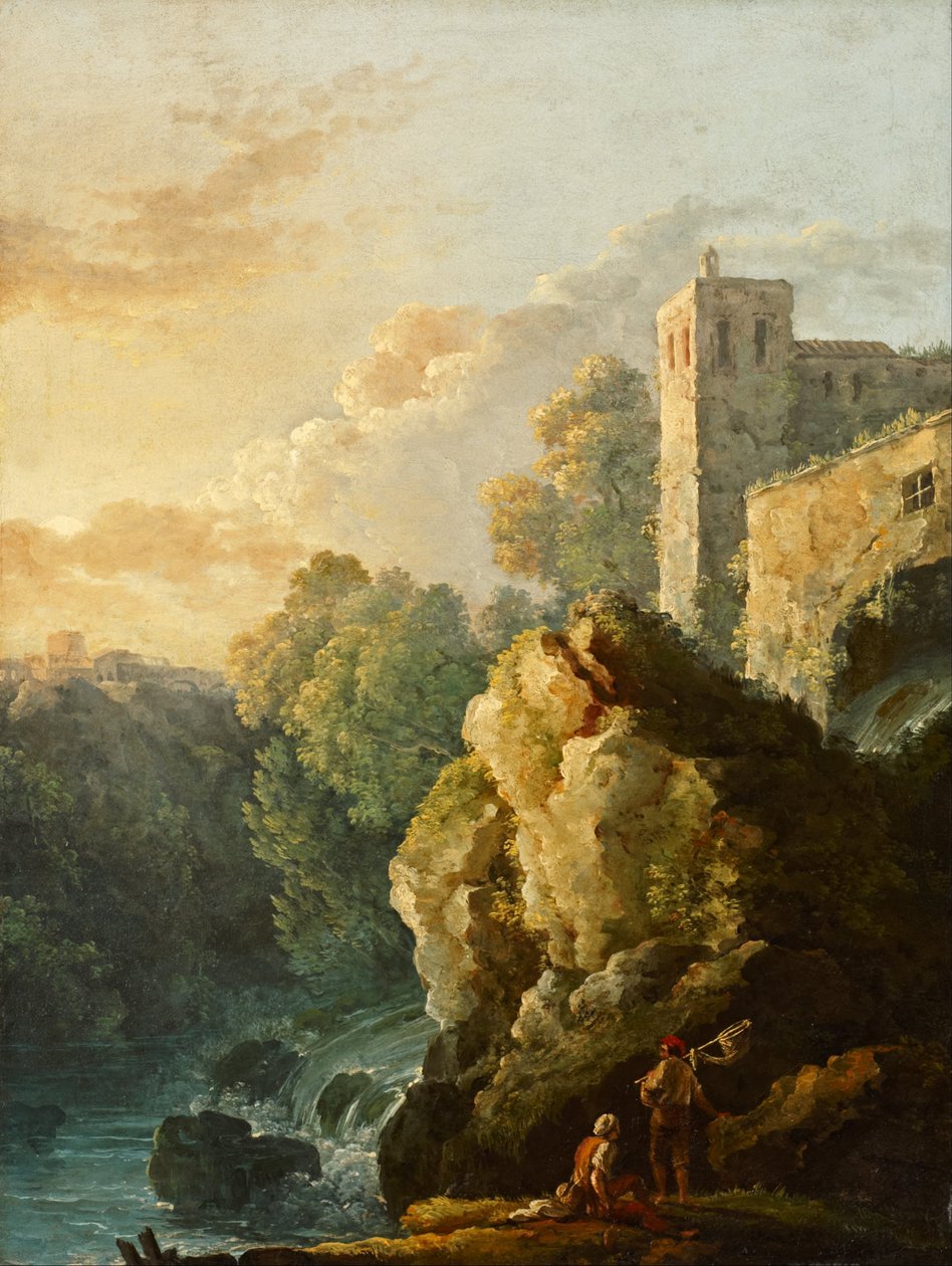 Hrad a vodopád od Carlo Bonavia