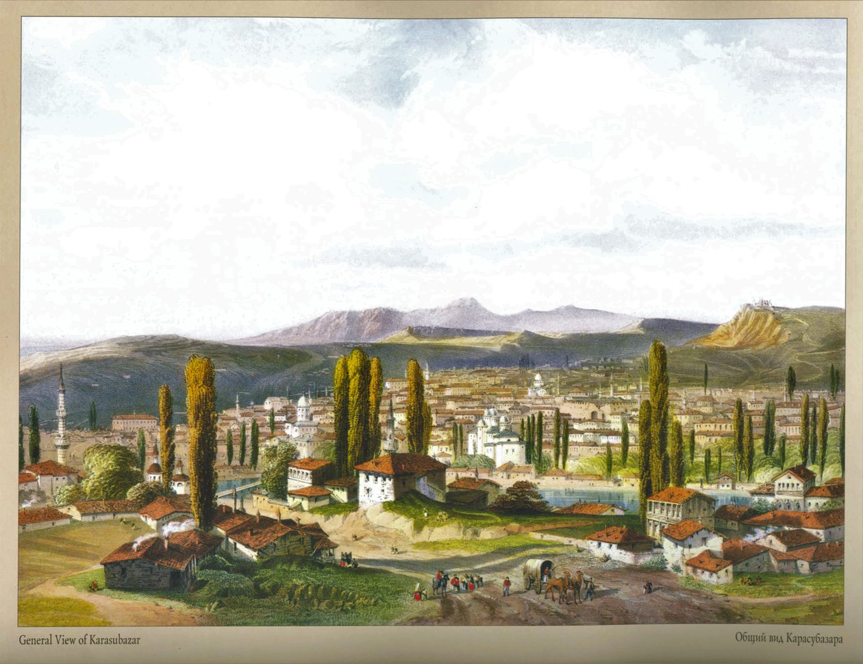 Carlo Bossoli. Karasubazar. Obecná forma od Carlo Bossoli