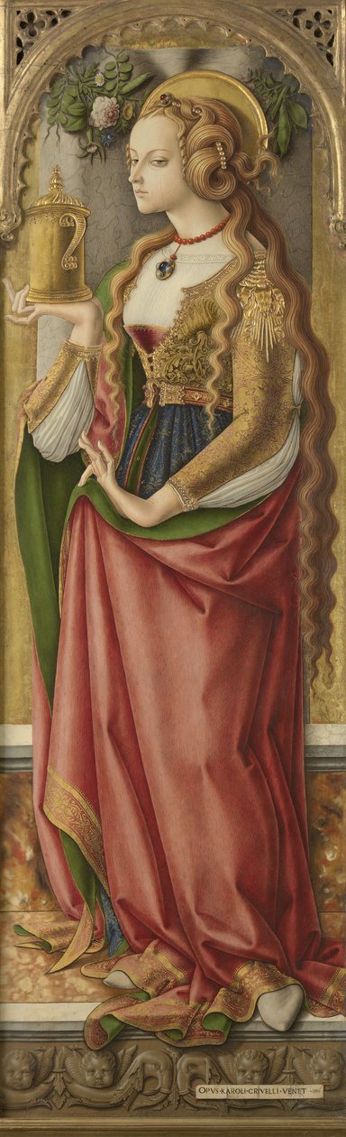 Máří Magdalena, kolem 1480 (tempera na panelu) od Carlo Crivelli
