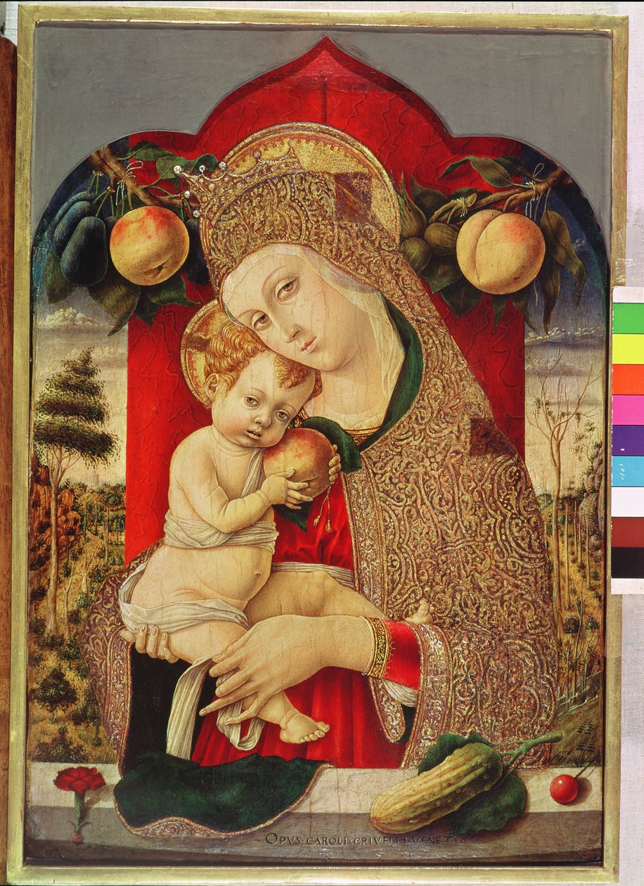 Panna a dítě od Carlo Crivelli