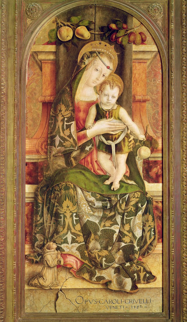 Panna a dítě, 1482 od Carlo Crivelli