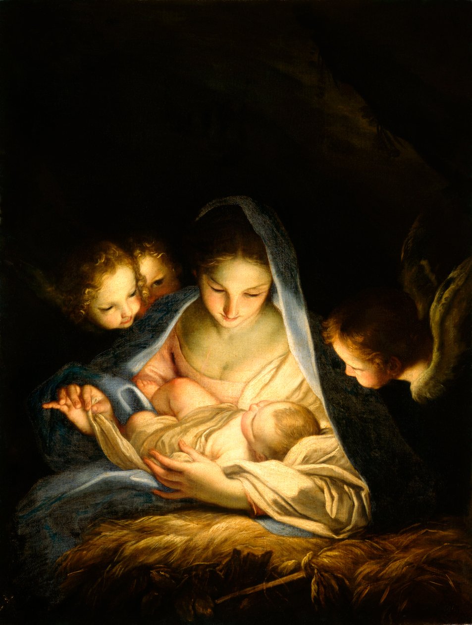 Svatá noc (Narození Páně) od Carlo Maratta