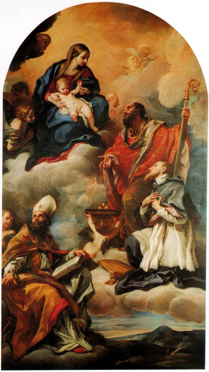 oltářní obraz v Galerii umění v Anconě od Carlo Maratta