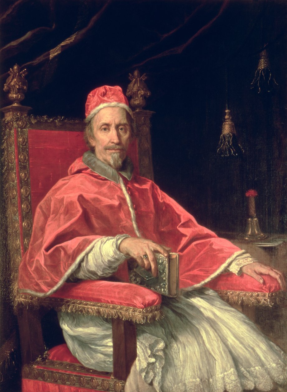 Portrét papeže Klementa IX. (1600-69) od Carlo Maratta or Maratti