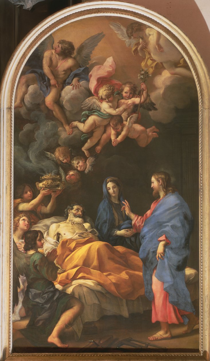 Smrt svatého Josefa, 1676 od Carlo Maratta or Maratti