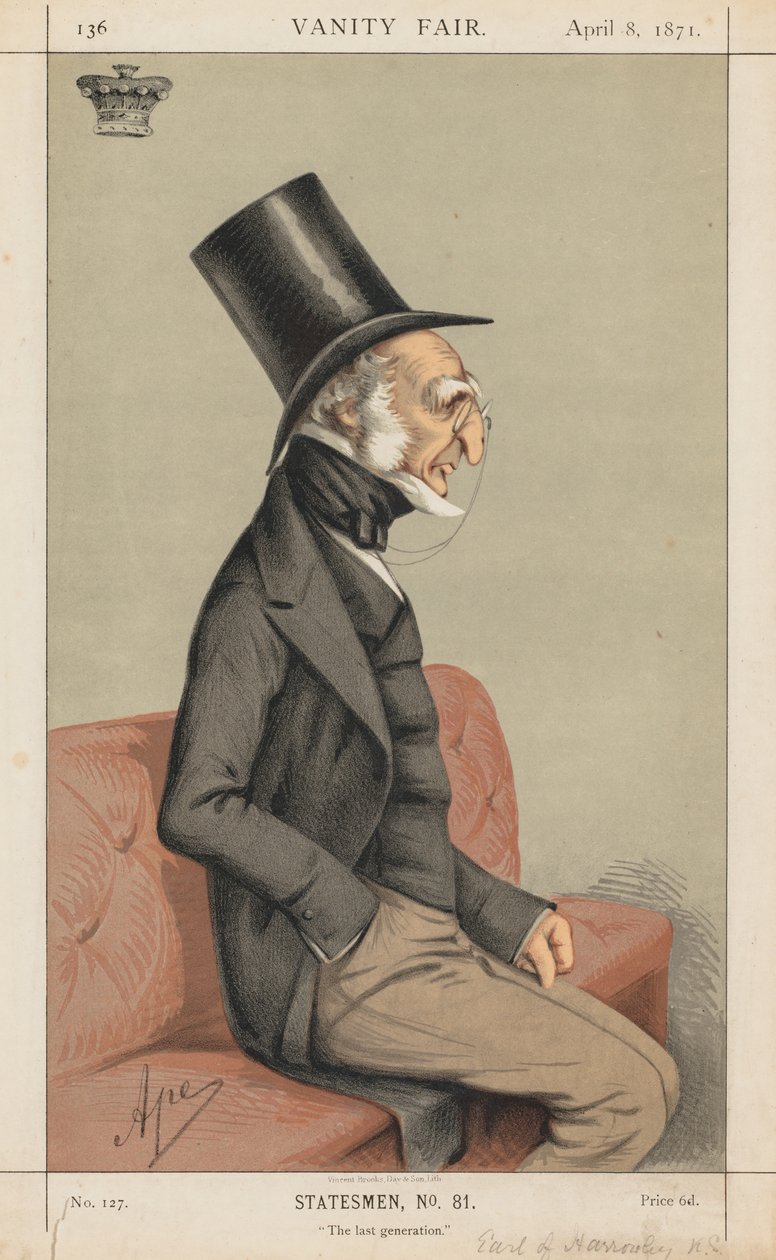 Vanity Fair: Statesman No., 81 "The Last Generation" od Carlo (Ape) Pellegrini