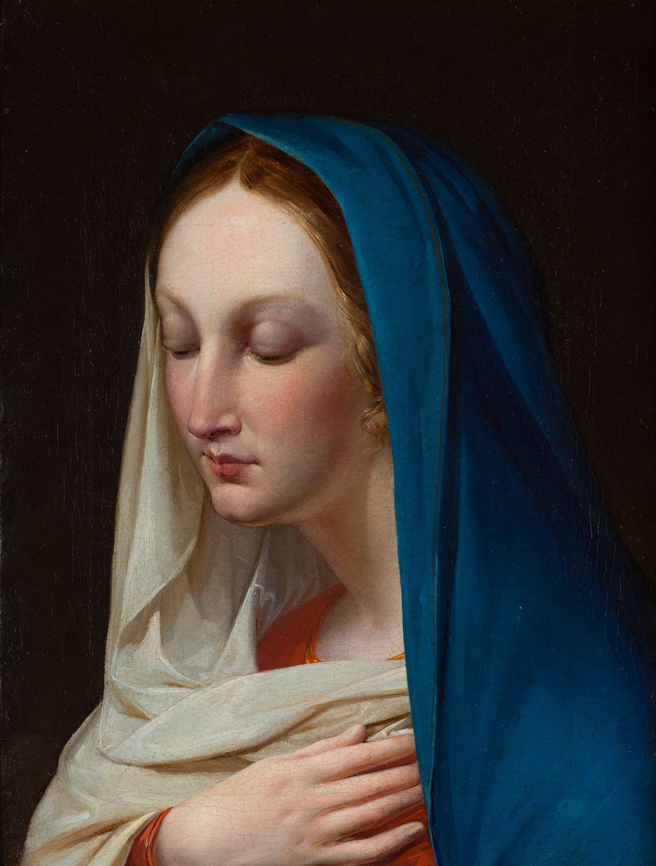 Madonna (olej na plátně) od Carlo (circle of) Dolci