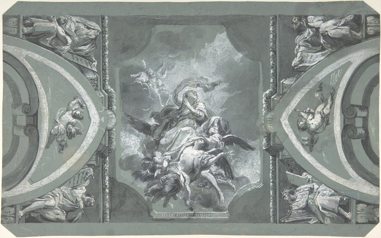 Studie k výzdobě trezoru, 1754-1815. od Carlo Alberto Baratta