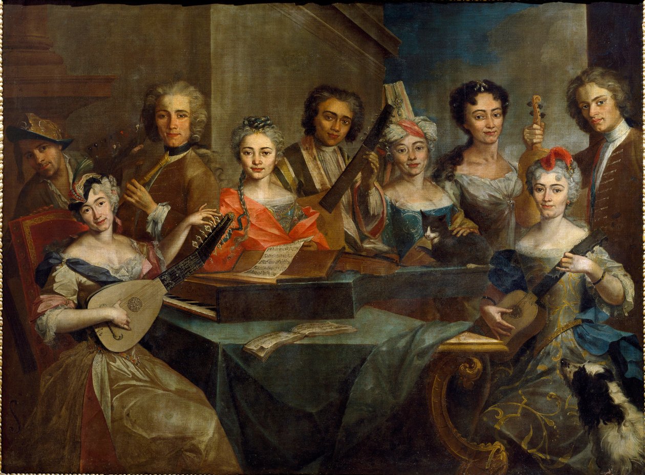 Rodina muzikantů od Carlo Amalfi