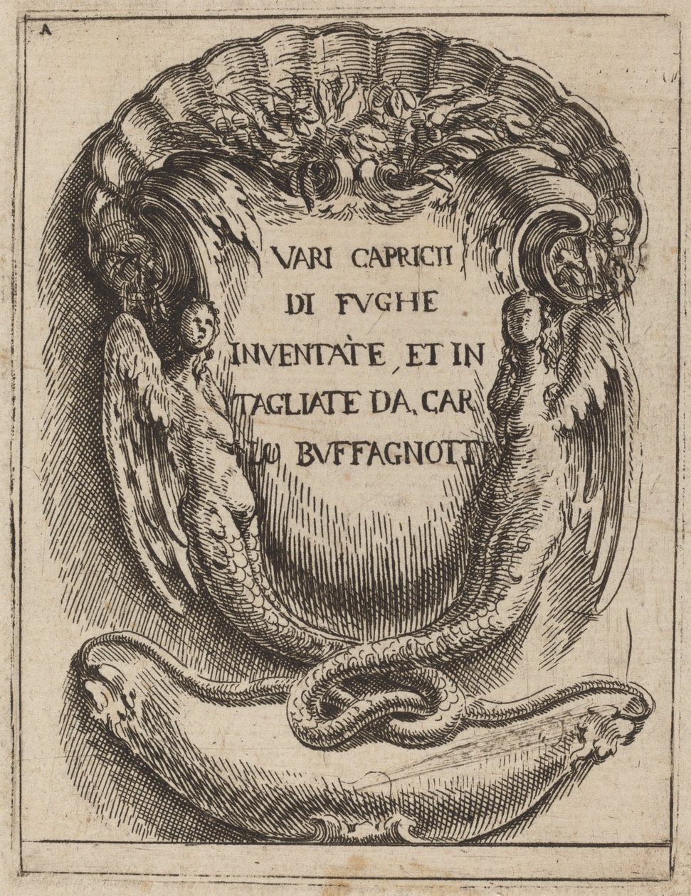 Frontispis od Carlo Antonio Buffagnotti