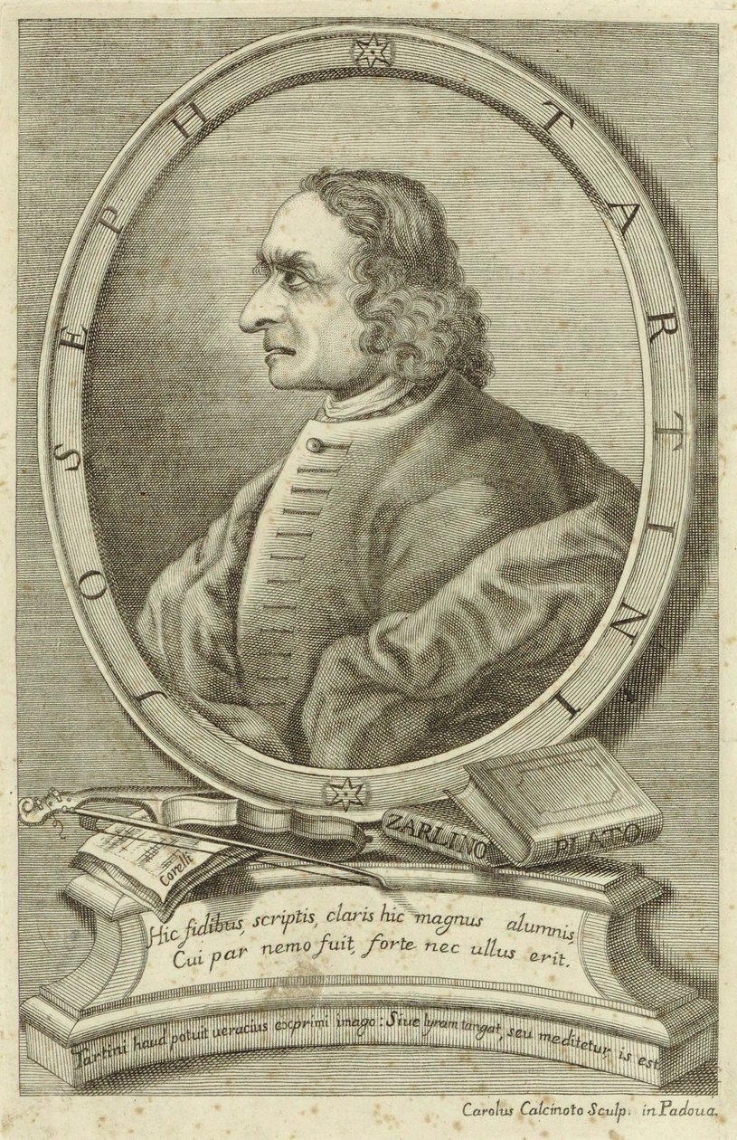 Zobrazená osoba:  Giuseppe Tartini od Carlo Calcinotto