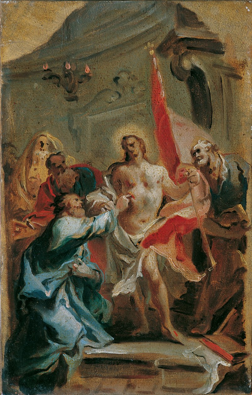 Kristus a pochybující Tomáš od Carlo Carlone
