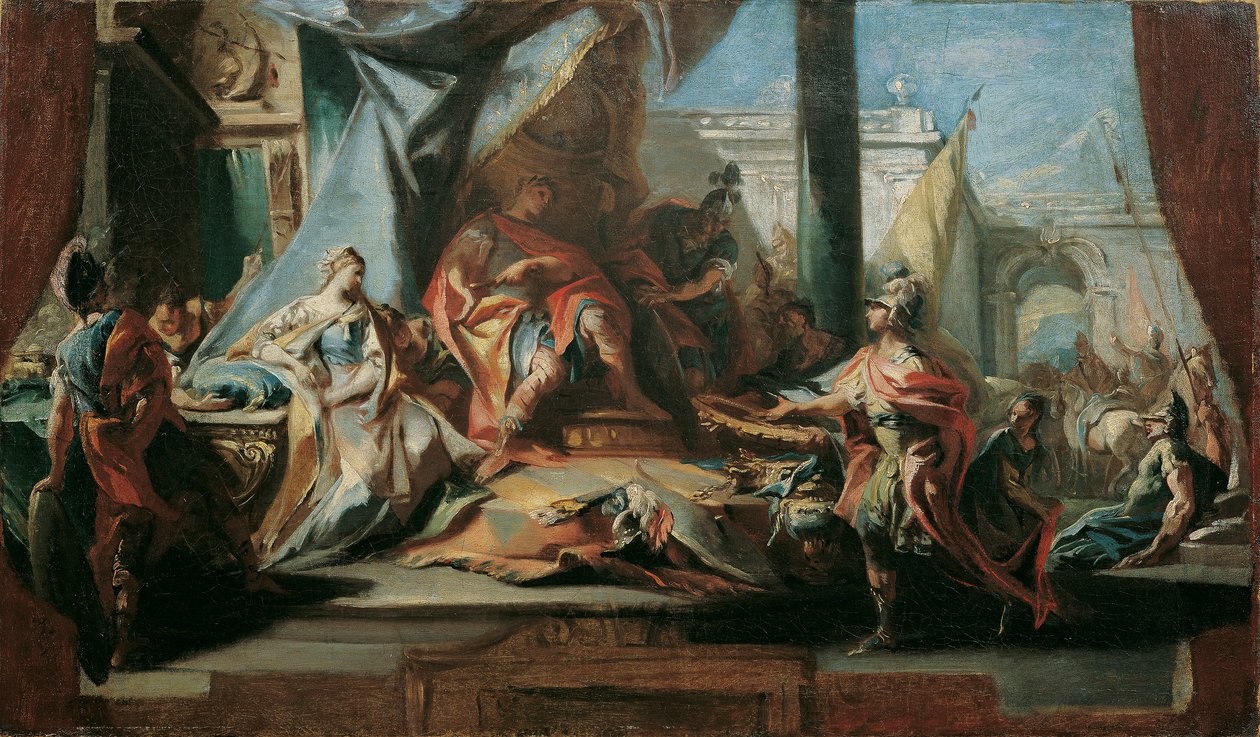 Velkodušnost Scipia od Carlo Carlone