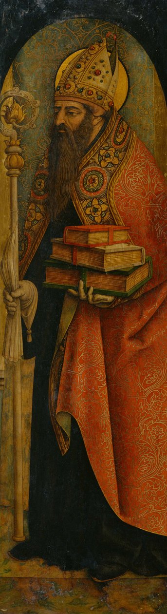 Svatý Augustin od Carlo Crivelli