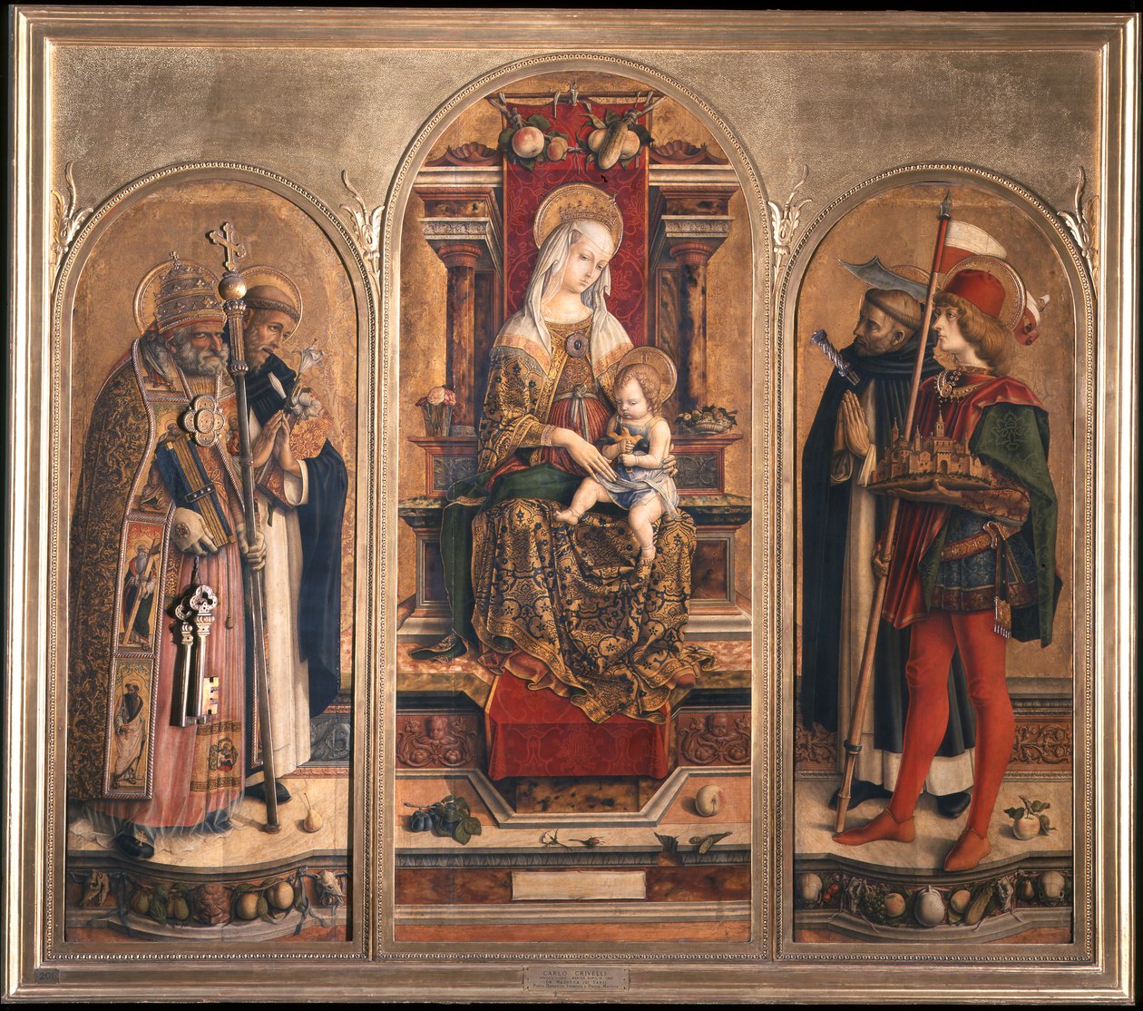 Camerino Tryptich (Tryptich svatého Domenica) od Carlo Crivelli