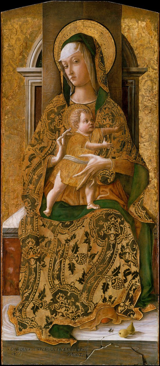 Madonna a dítě na trůn, 1472. od Carlo Crivelli