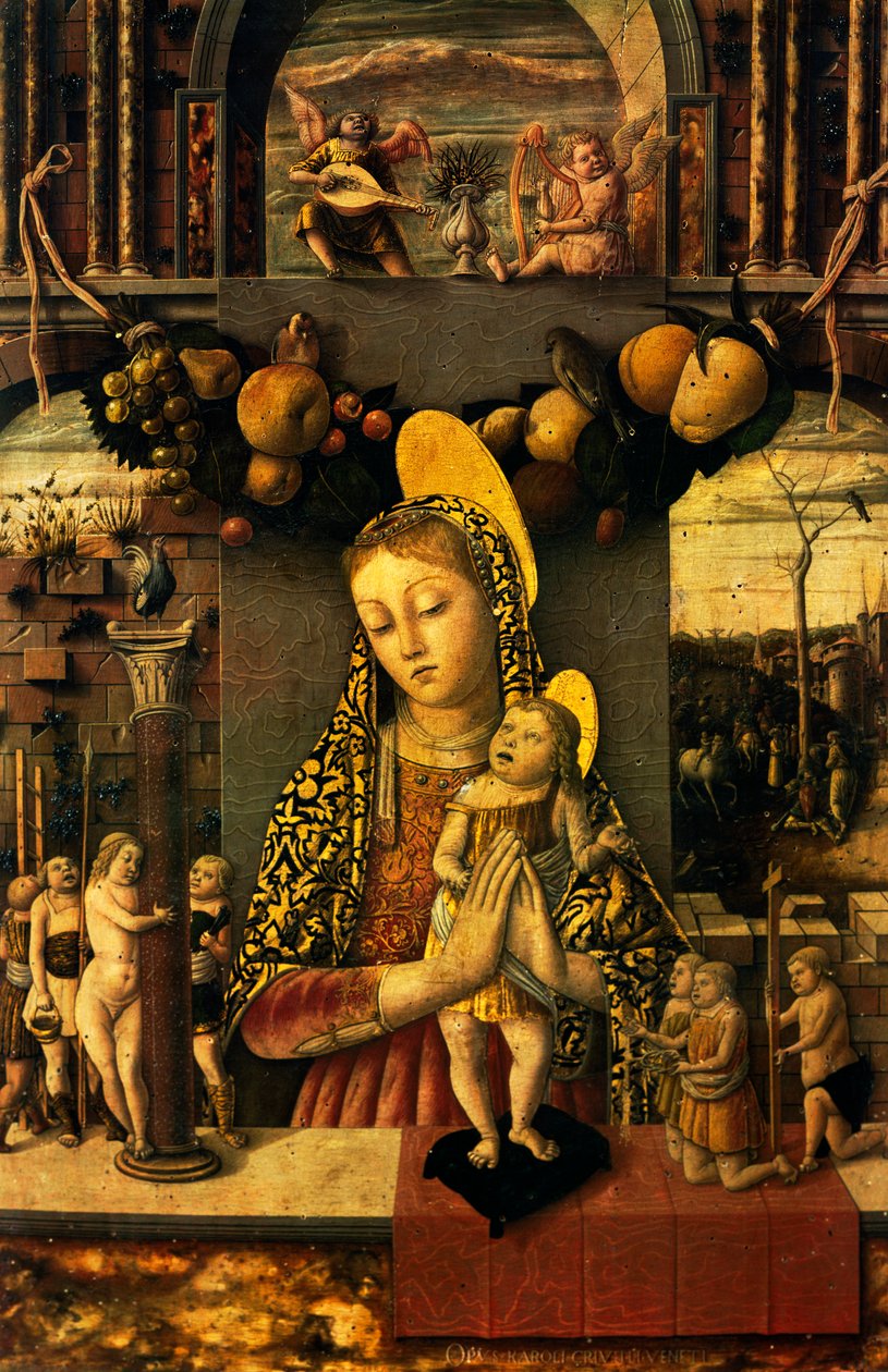 Madonna of the Passion, c.1460 (tempera a zlato na panelu) od Carlo Crivelli