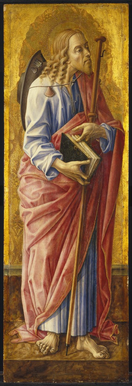 Svatý Jakub Major, část oltářního obrazu od Carlo Crivelli