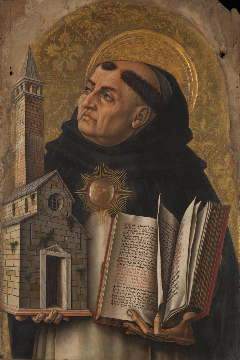 Svatý Tomáš Akvinský 1476 (tempera na topolu) od Carlo Crivelli
