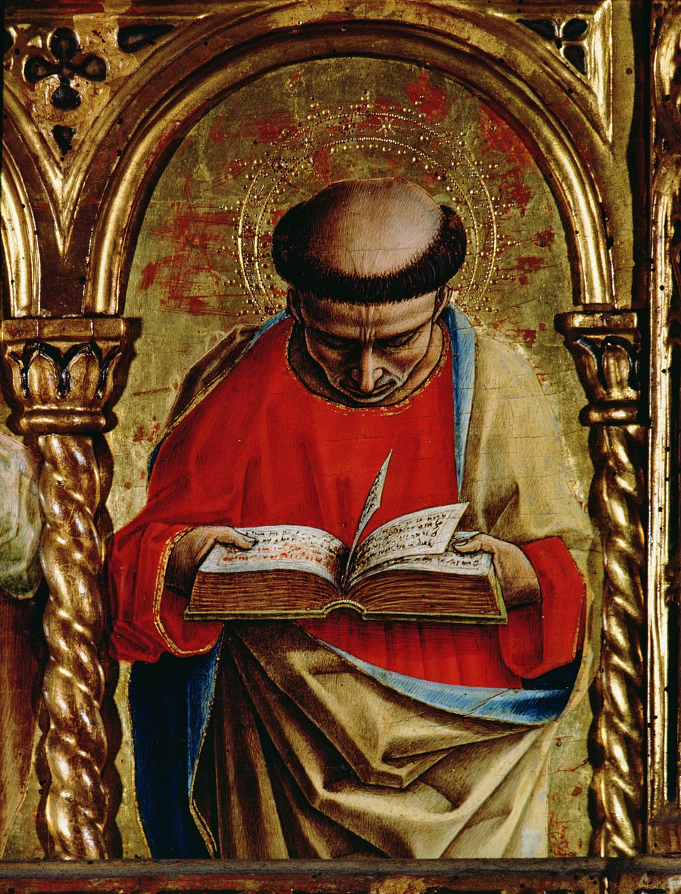 Sv. Matouš, detail z polyptychu SantEmidio, 1473 tempera na detailu panelu 76636 od Carlo Crivelli