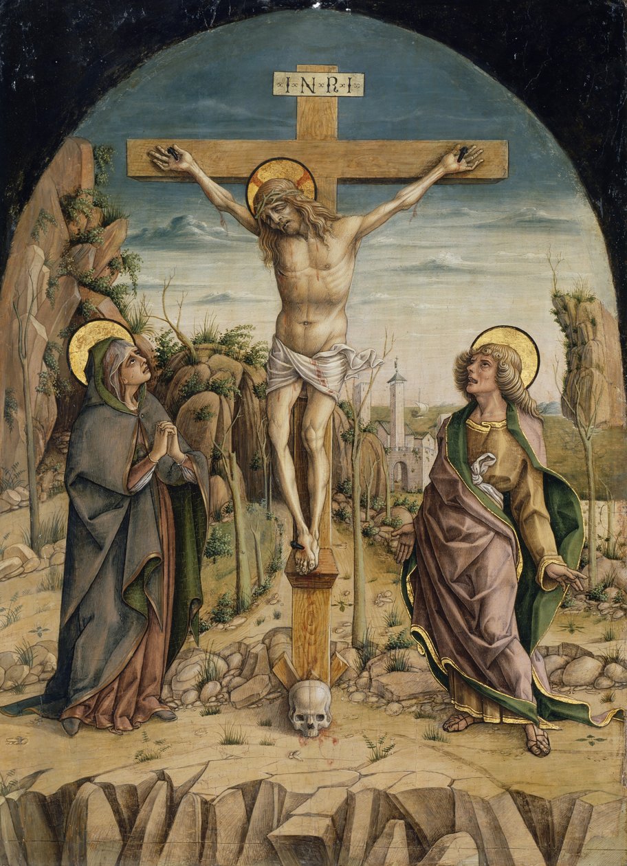 Ukřižování, kolem roku 1487 od Carlo Crivelli