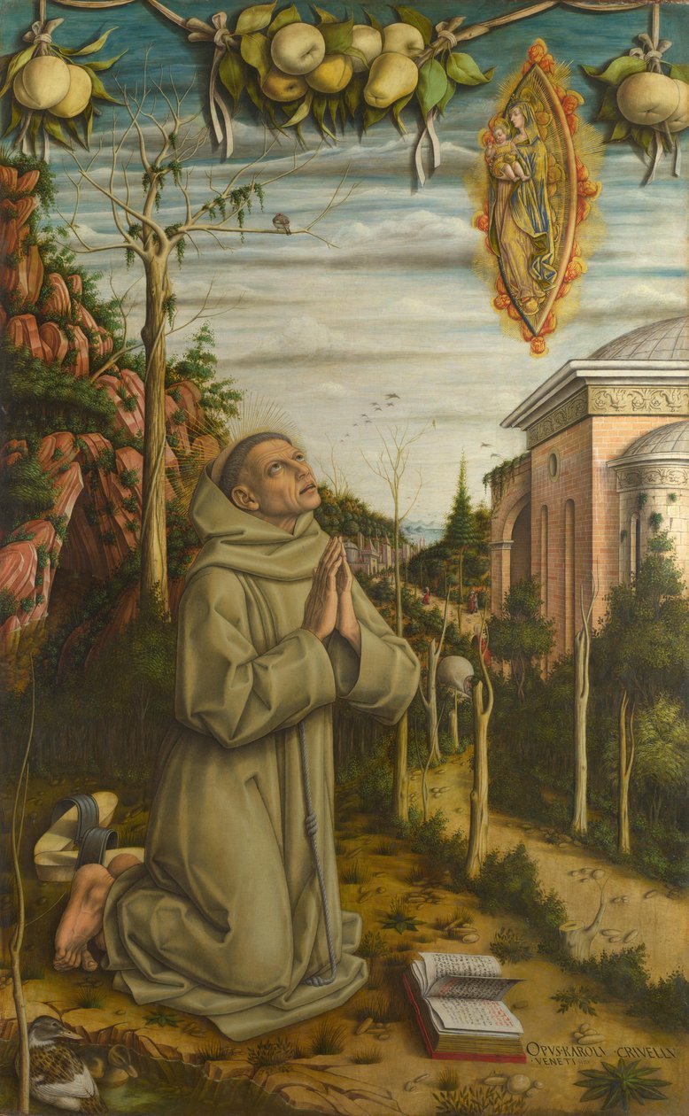 Vidění blahoslavené Gabriely, 1489 od Carlo Crivelli