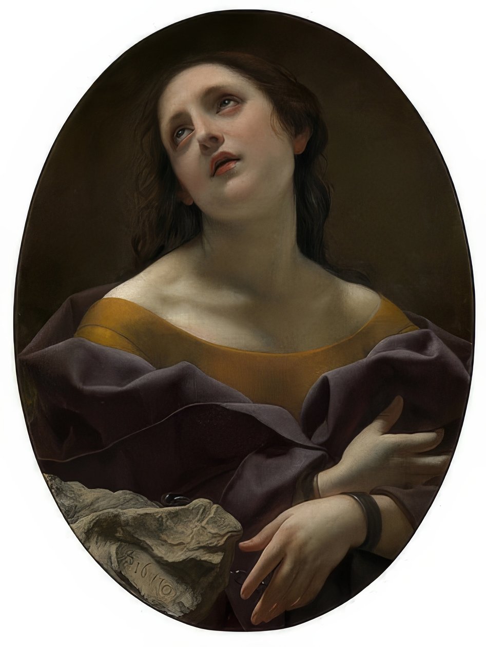 Alegorie trpělivosti. 1677 od Carlo Dolci