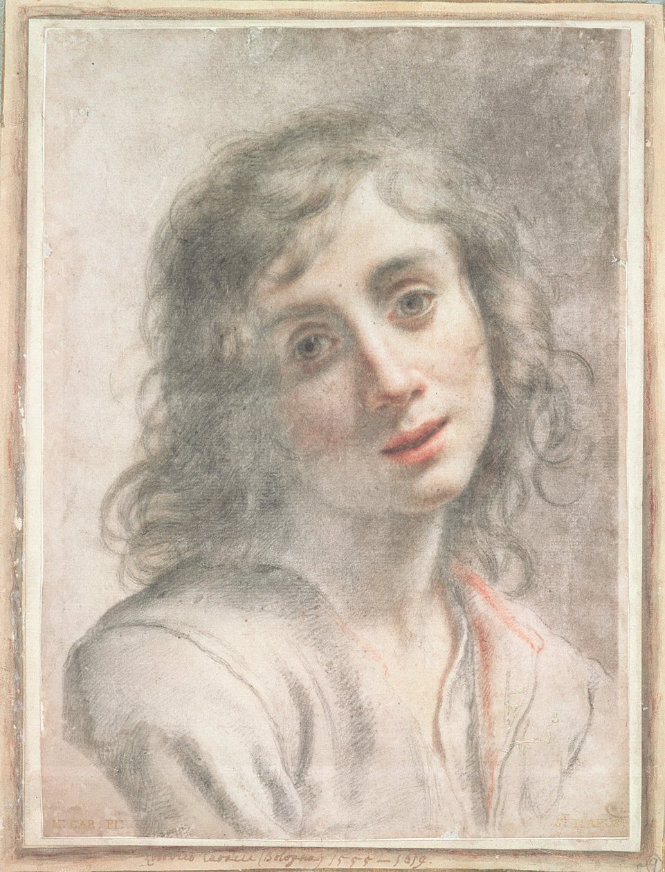 Busta svatého Jana Božského, (pastel) od Carlo Dolci