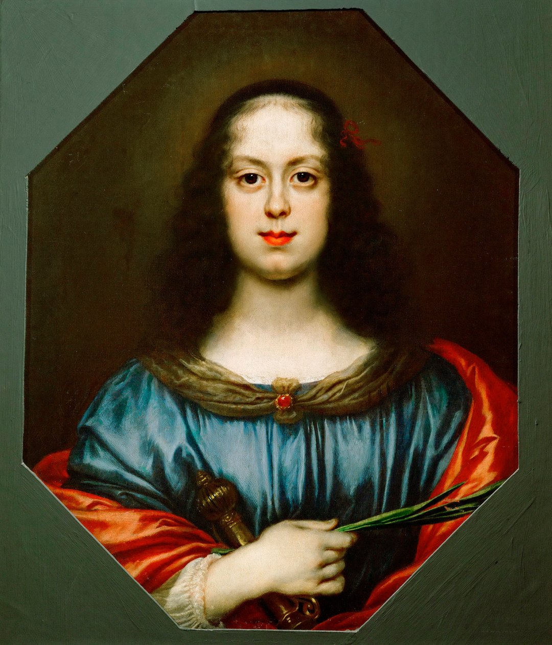 Portrét Vittoria della Rovere (1622-1694) jako svatá Kateřina od Carlo Dolci