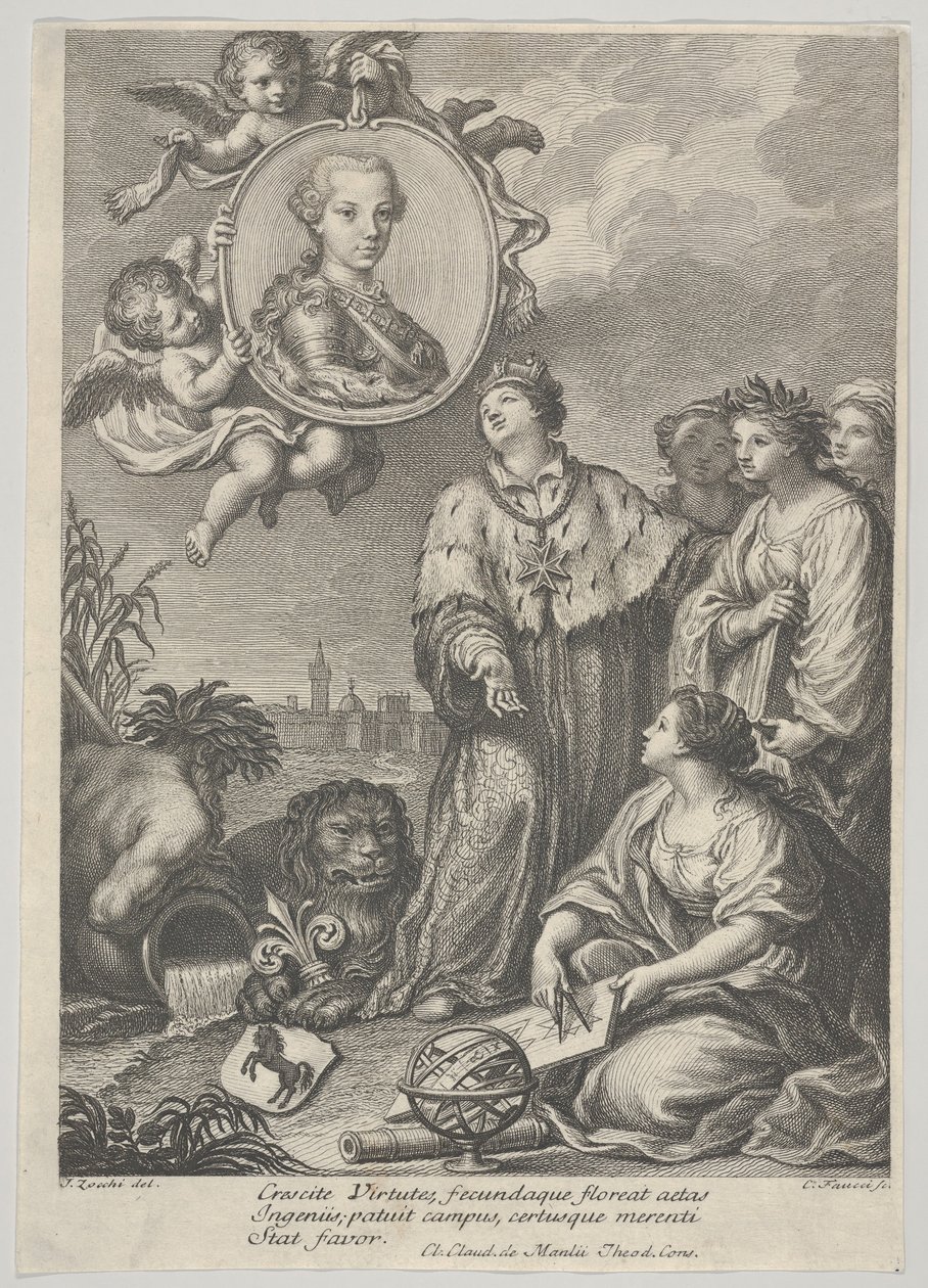 Portrét budoucího císaře Svaté říše římské Leopolda II. jako rakouského arcivévody a..., ca. 1760-67. od Carlo Faucci